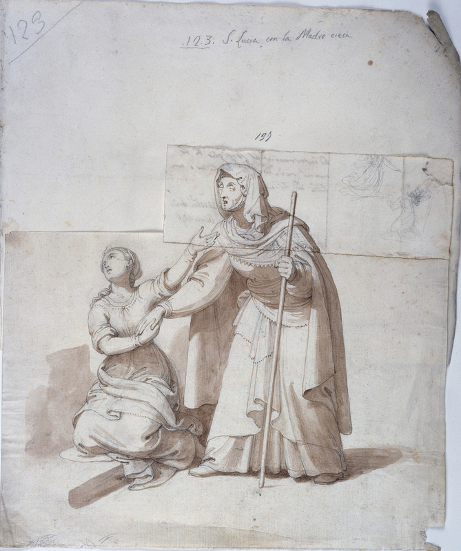 Saint Lucy with Her Blind Mother Eutychia