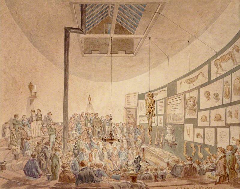 A Lecture at the Hunterian Anatomy School, Great Windmill Street, London