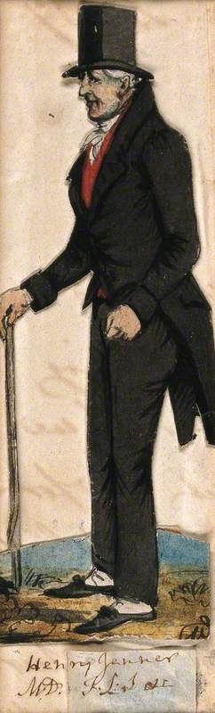 Henry Jenner, Holding Stick and Wearing Top Hat and Tails