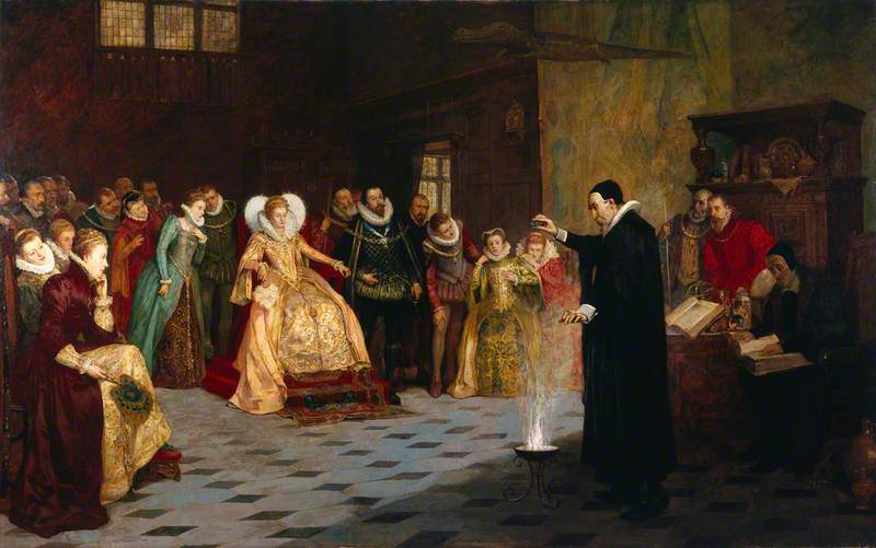 John Dee Performing an Experiment before Elizabeth I