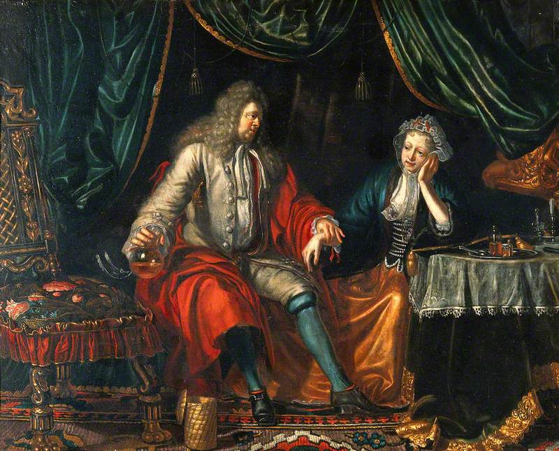A Physician Feeling the Pulse of a Seated Woman Patient