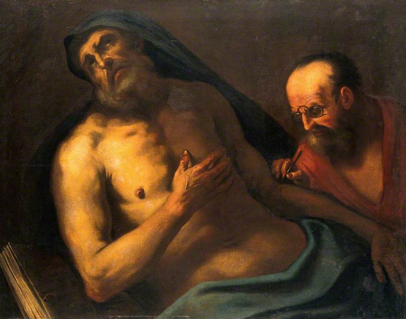 A Man Attended by a Surgeon