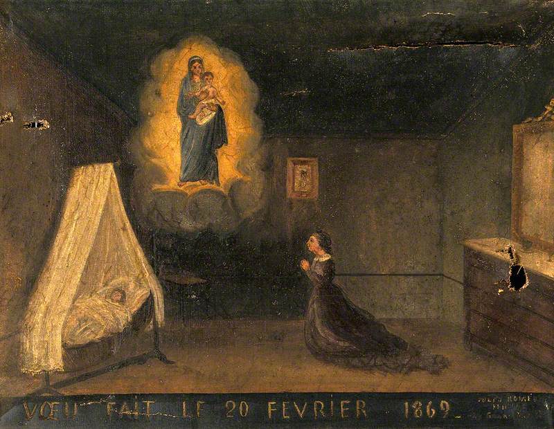 Cure of a Child by Prayer to the Virgin and Child, February 1869