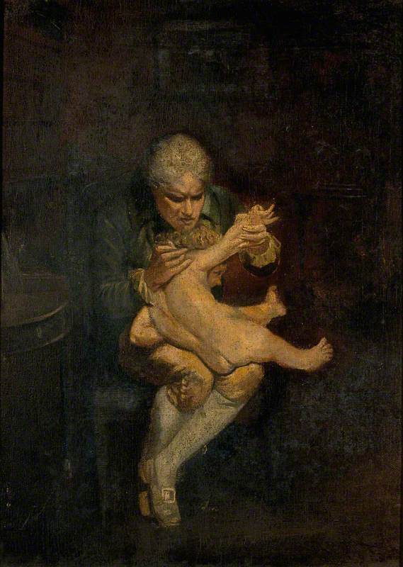 Edward Jenner Vaccinating His Son