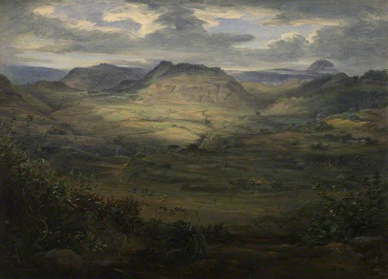 Hilly Landscape; South View of Ankobar