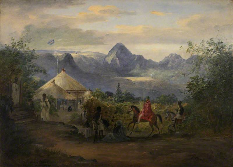 The British Residency at Ankobar, 1842