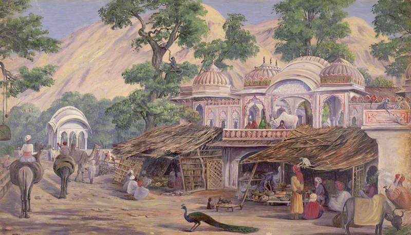 'Temple near Jeypore. India. Decr. 1878'