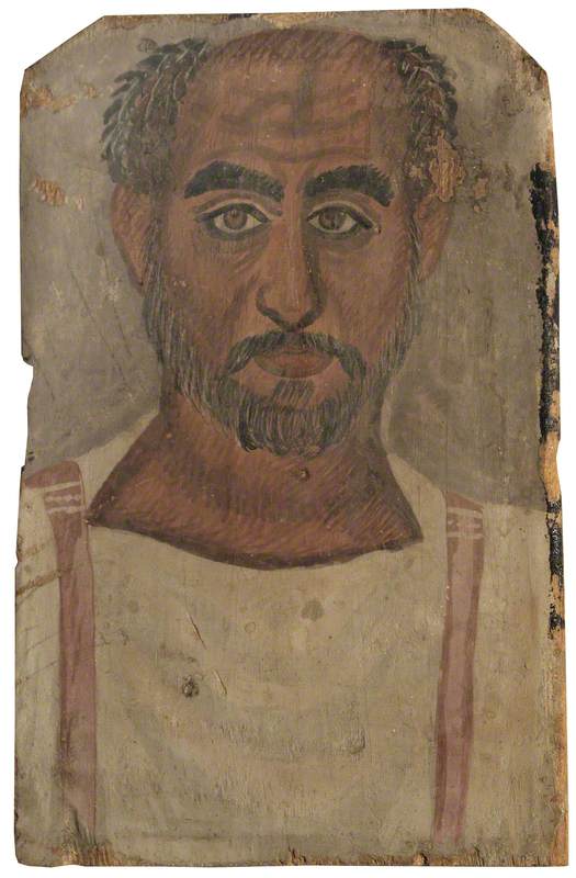 Fayum Mummy Portrait of a Middle-Aged Man*