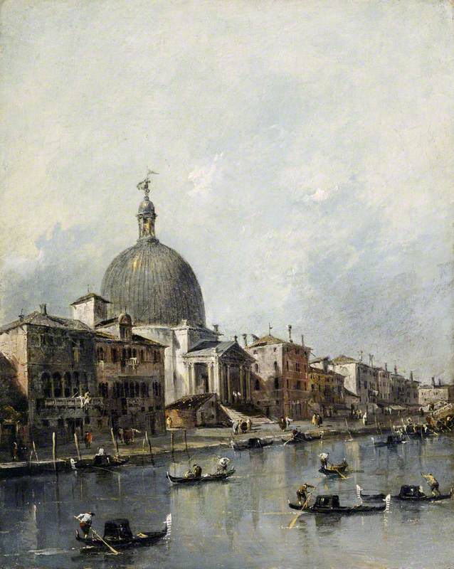 Venice, the Church of San Simeone Piccolo on the Grand Canal