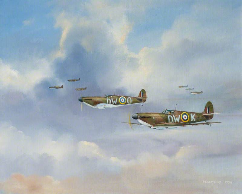 610 Squadron (City of Chester) Spitfires in 1940