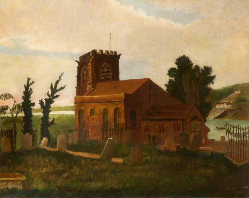Runcorn Parish Church, before 1847