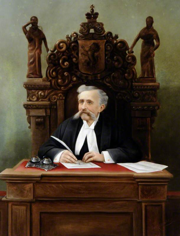 Nicholas Perter Le Cocq Babenson (1838–1924), Judge of Alderney (1897–1912)