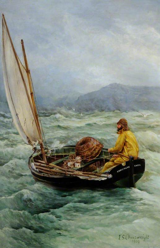 Peter in His Boat ('Christabel'), Sark