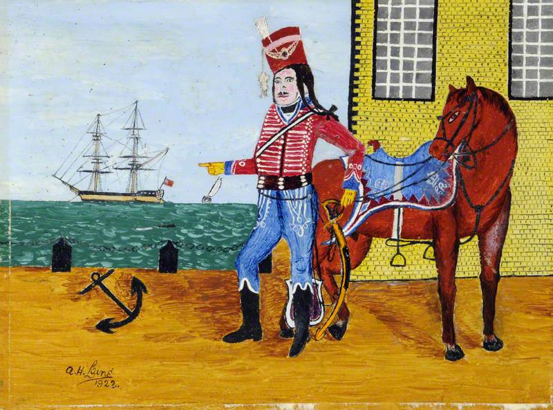 Royal Guernsey Militia Soldier with Horse