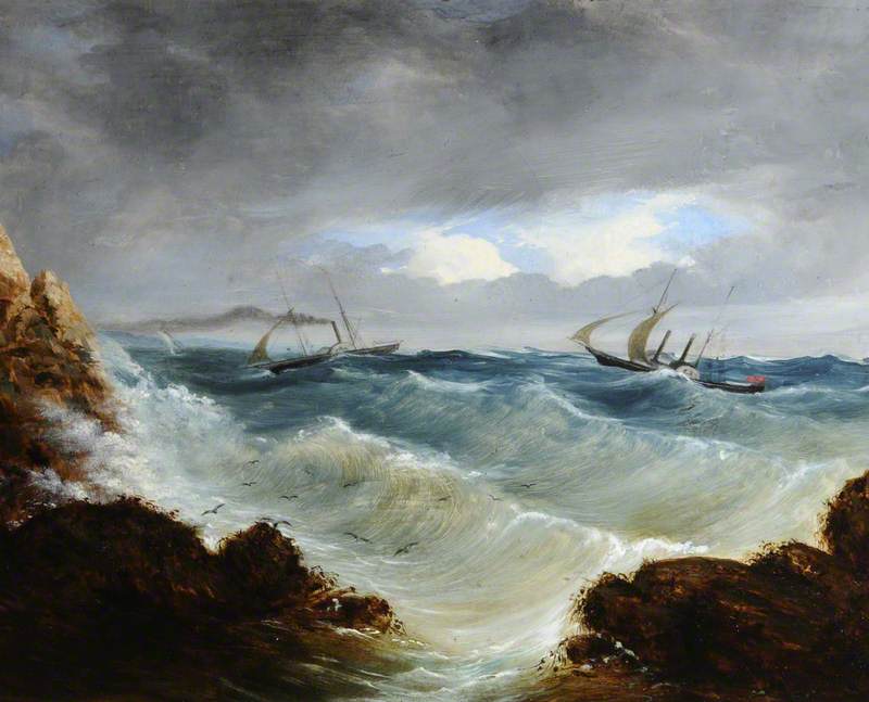 Rescue of RMS 'Dispatch' by HMS 'Dasher', 17 October 1853