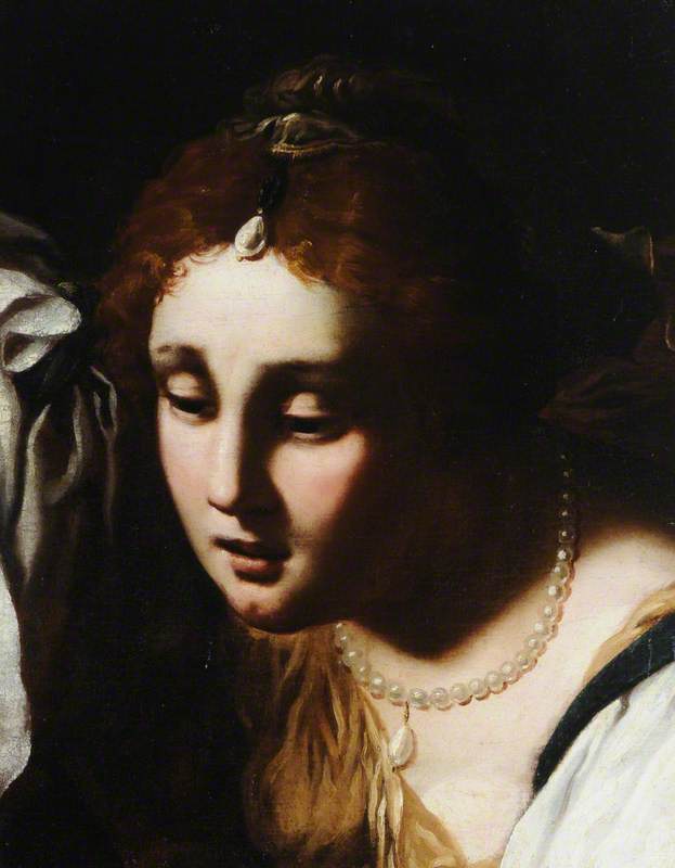 Head of a Woman with Pearls