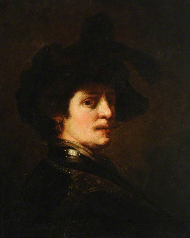 Tronie of a Man with a Feathered Beret