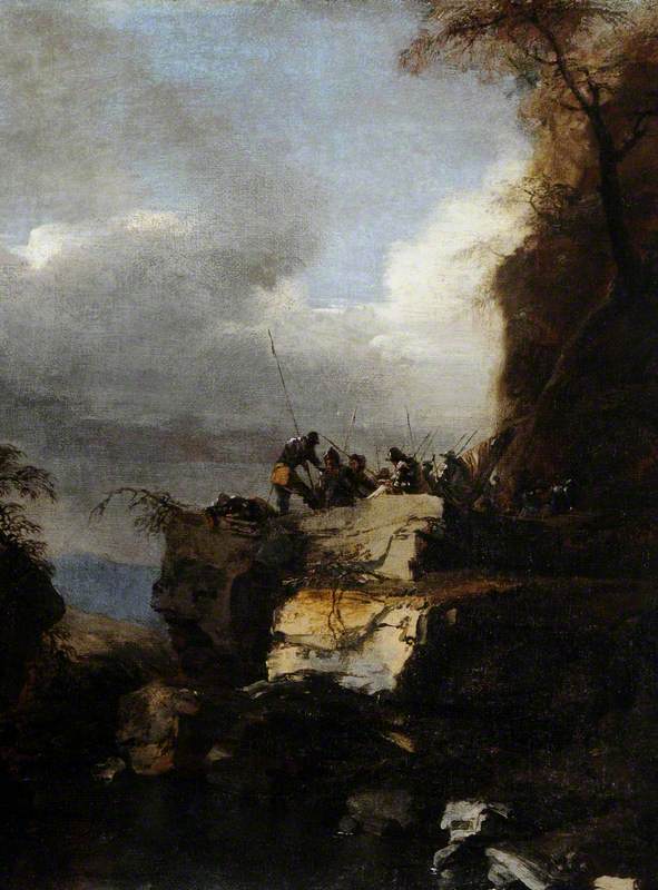 A Southern Landscape with Soldiers