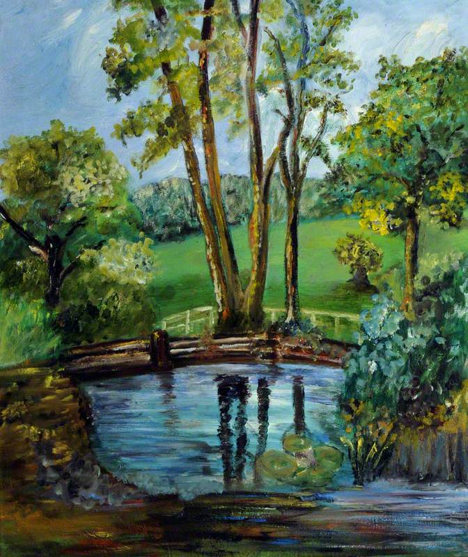 Pond and Trees