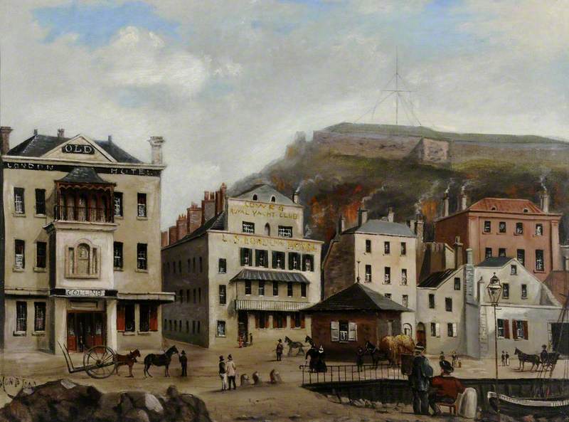 Old Quay Showing the London Hotel