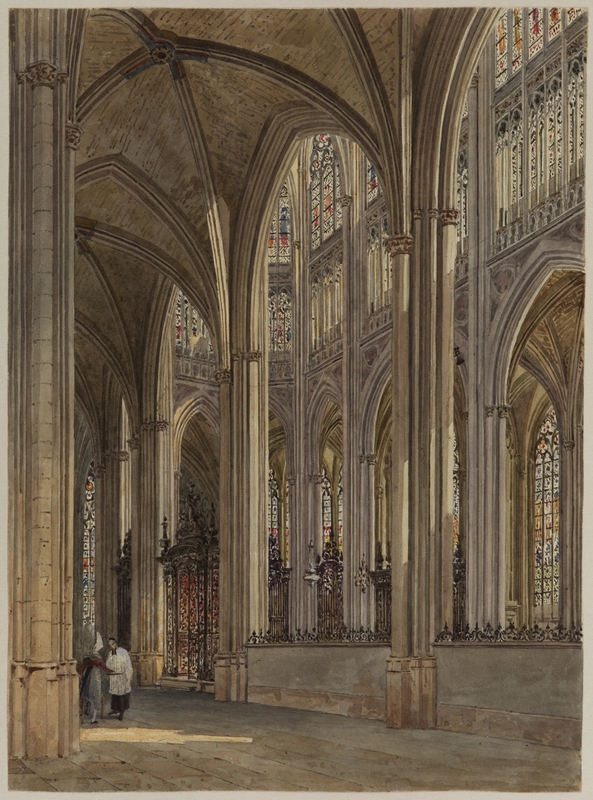Interior of the Church of Saint Ouen, Rouen