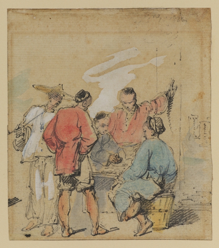 Group of Five Chinese Men