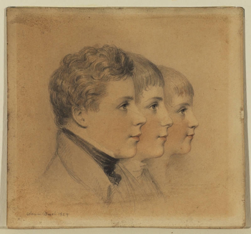 Portrait Heads of Three Boys