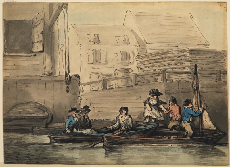 Wapping Stairs, the Thames