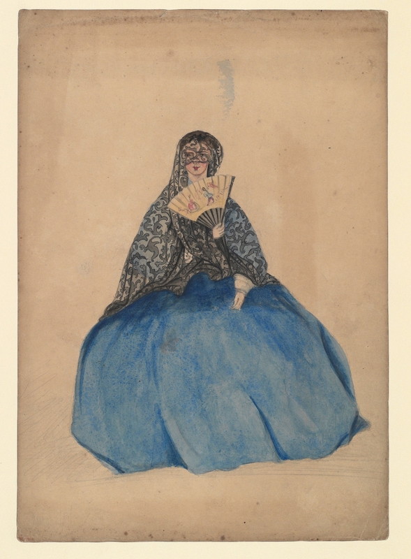 Woman in a Spanish Shawl