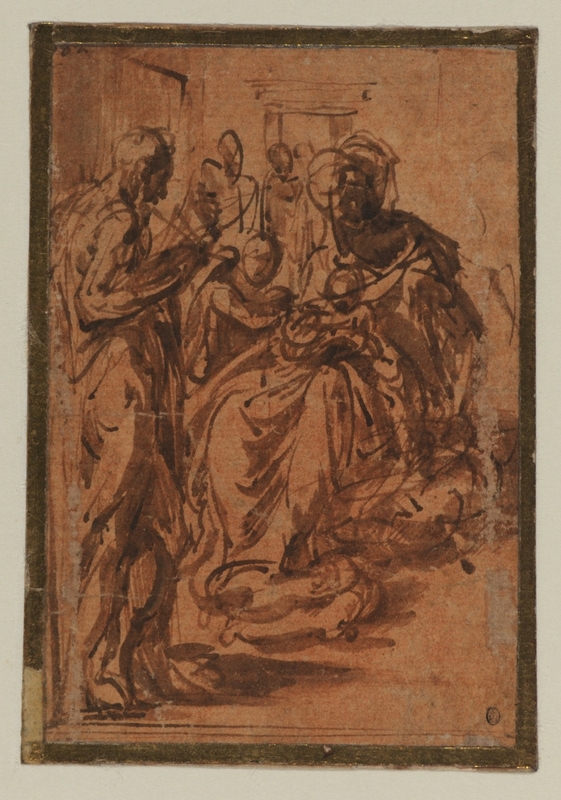 Study for the 'Madonna dal collo lungo'