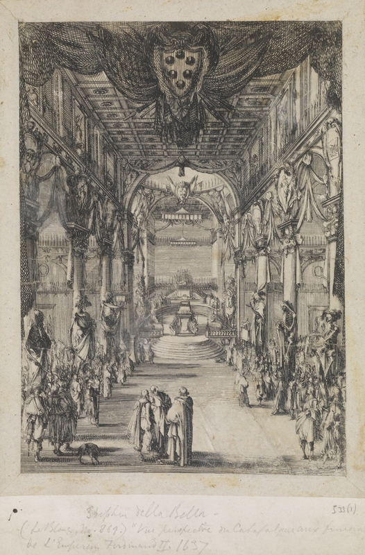 Perspective View of the Catafalque at the Funeral of Emperor Ferdinand II
