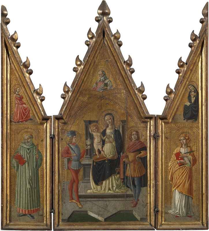 Triptych with the Virgin and Child with Saints