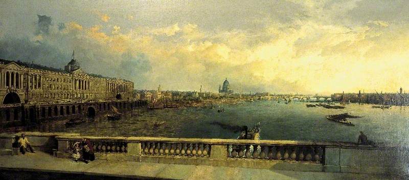 A View of the Thames from Waterloo Bridge, London