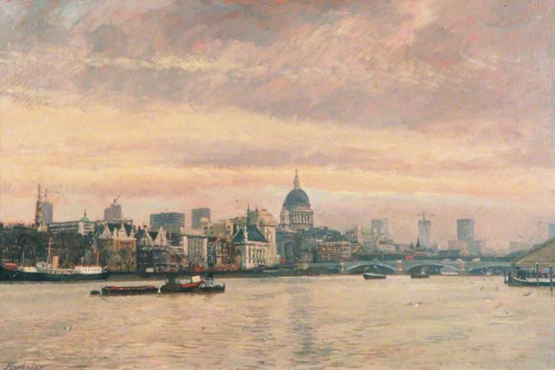 The City, London, Winter, 1968