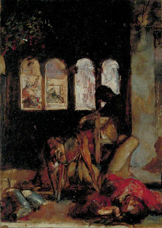 Study for 'The Eve of Saint Agnes'