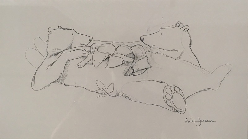 bear family drawing
