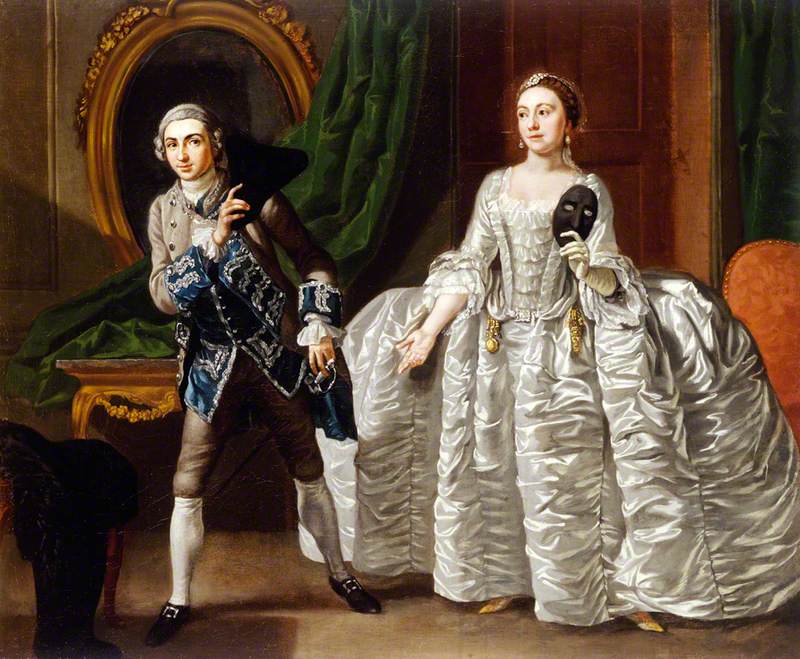 David Garrick (1717–1779), and Hannah Pritchard (1711–1768), in a Scene from 'The Suspicious Husband'