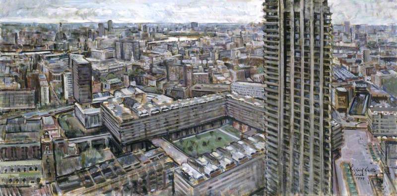 London from Cromwell Tower, Barbican