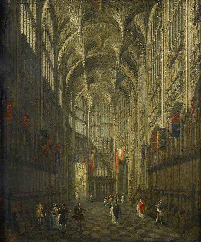 The Interior of Henry VII's Chapel, Westminster Abbey, London
