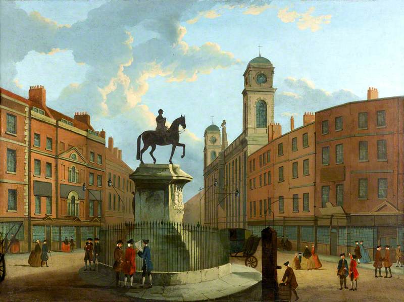 Charing Cross and Northumberland House, London