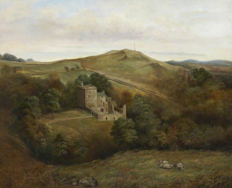 Castle Campbell from the Northwest