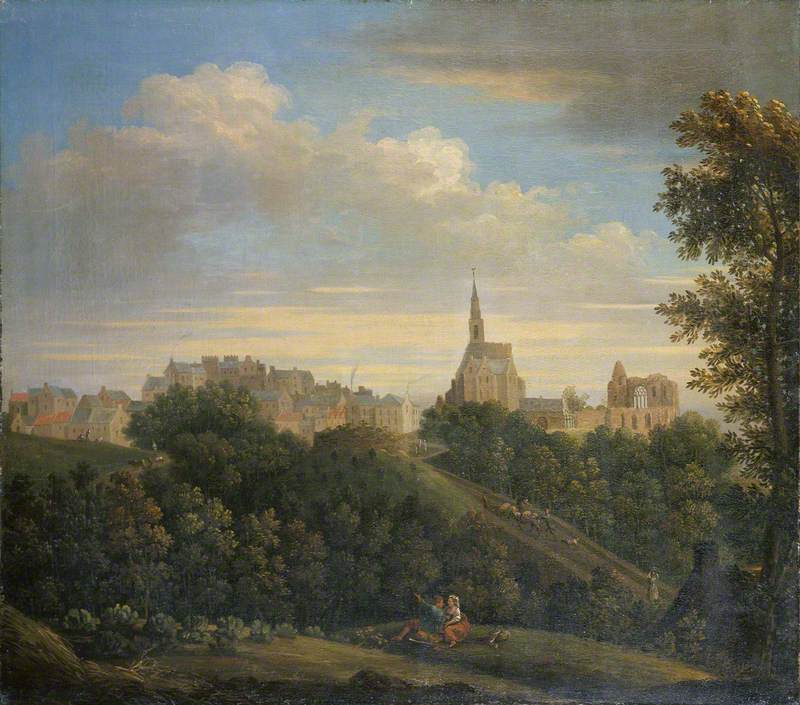 Dunfermline from the West Park of Pittencrieff
