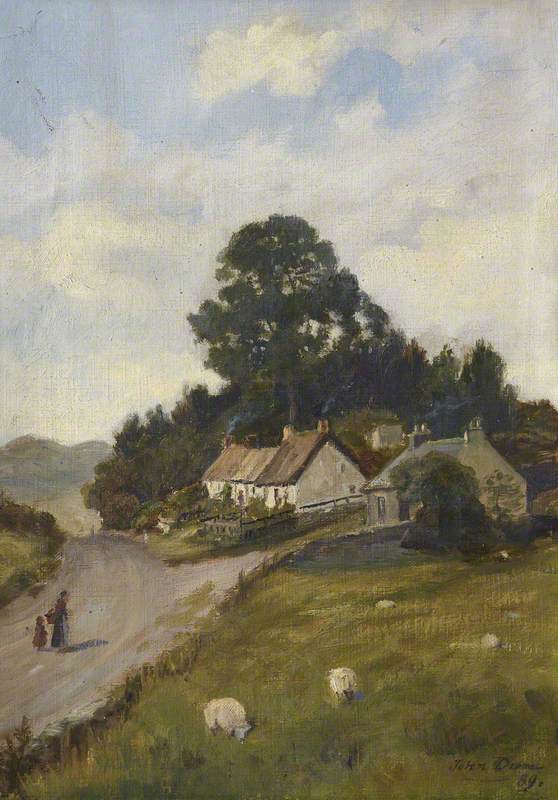 Landscape with Cottages, Newburgh