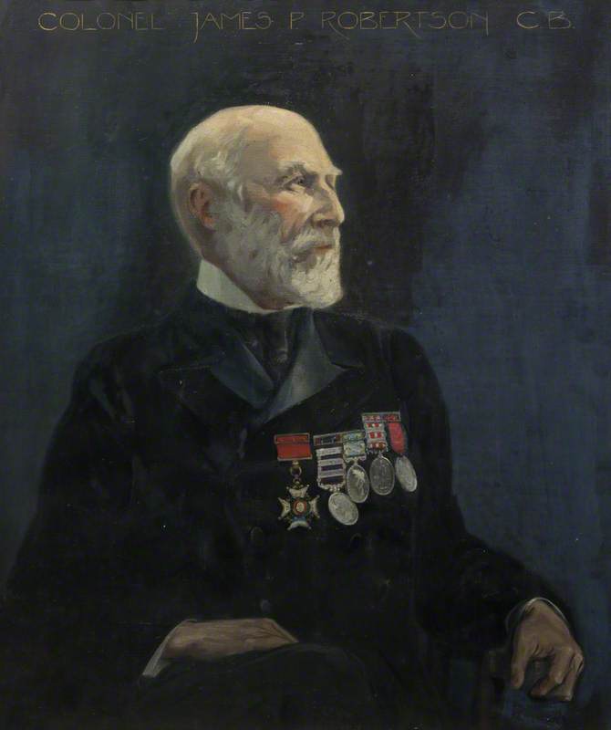 Lieutenant Colonel James Peter Robertson (1822–1916), CB, JP