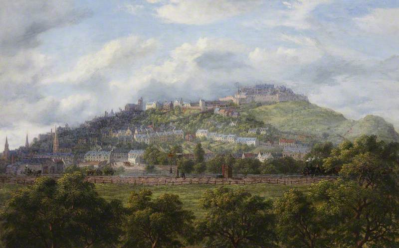 A View of Stirling from the Railway