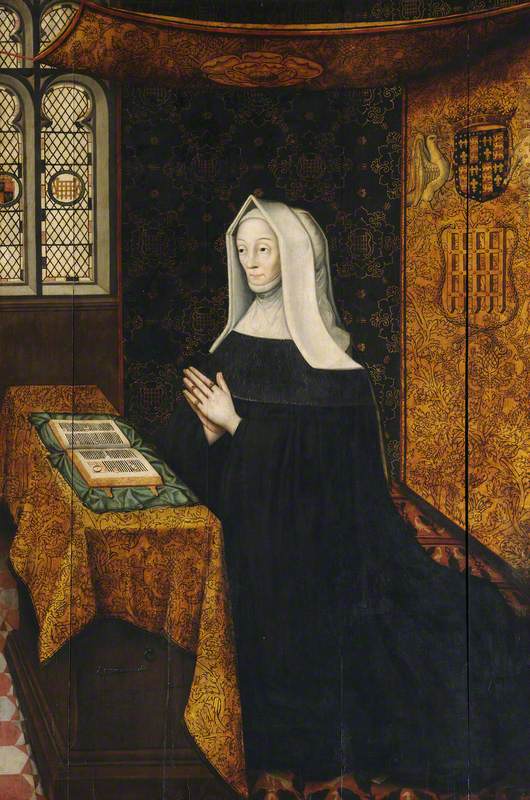 Lady Margaret Beaufort (1443–1509) at Prayer, Countess of Richmond and Derby, Mother of King Henry VII and Foundress of the College