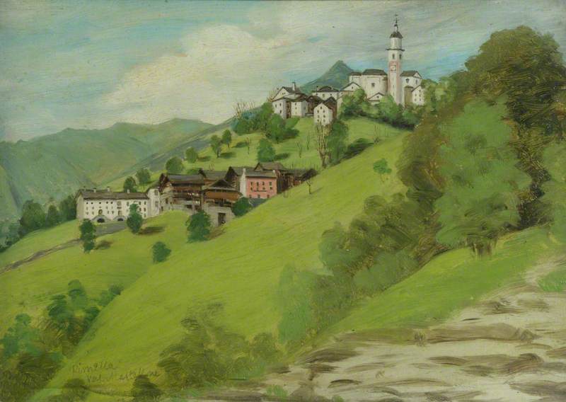 Landscape, Rimella, Val Mastellone