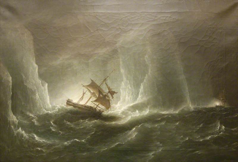 Antarctic Expedition: Escape from the Bergs, 1842