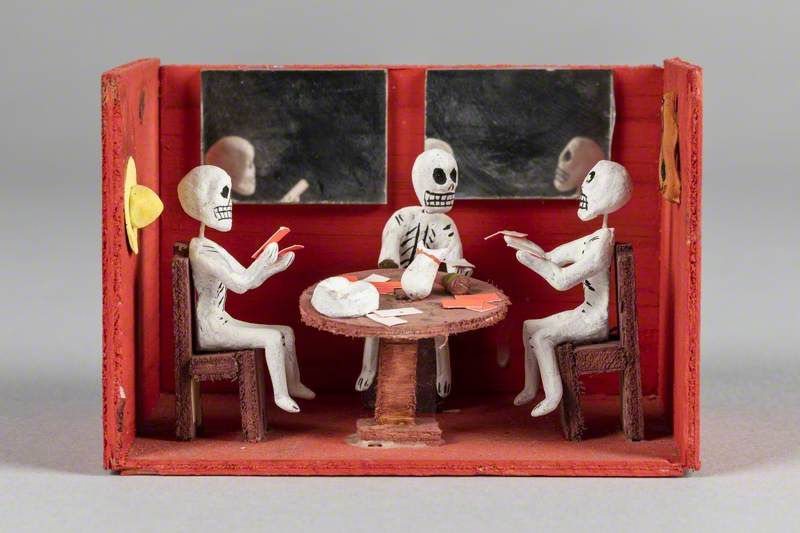 Calavera Gambling Scene