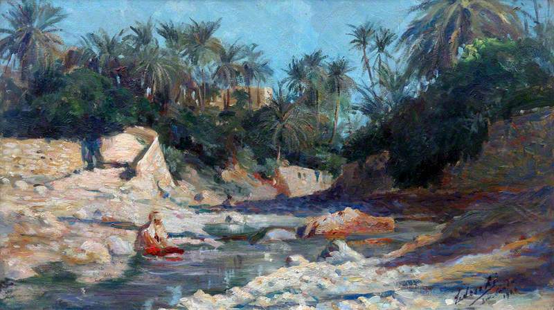 The River Bed, Bou Saada Oasis, Algiers